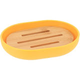 TENDANCE Seifenablage oval Gelb 12x9cm