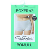 Pierre Robert Boxers Bomuld Grå/Rosa S 2-pak