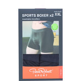 Pierre Robert Boxer Kalsonger Stl. XXL Svart 2-pack