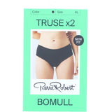 Pierre Robert Trosor Bomull Stl. XL Svart 2-pack