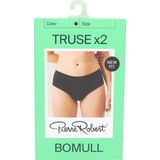 Pierre Robert Trosor Bomull Stl. S Svart 2-pack