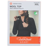 Pierre Robert Pie Sport wool top wmn Black stl M