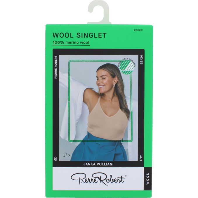 Pierre Robert Merinould Top Pudderfarvet L/XL