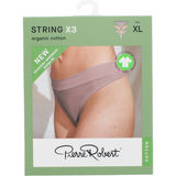 Pierre Robert Bomuld G-strenge Pastelfarver 3-pak XL