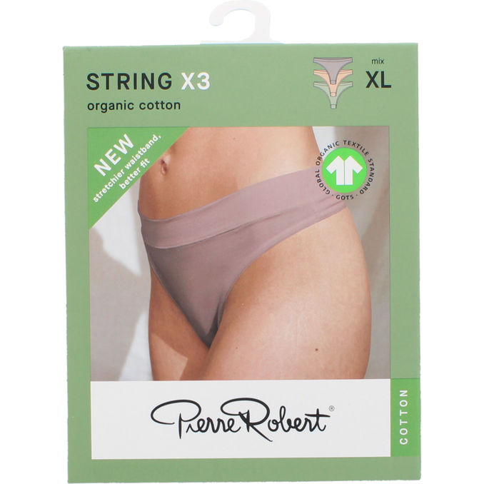 Pierre Robert Stringtrosor Mix 3-pack stl XL | 3 pcs - Damkläder