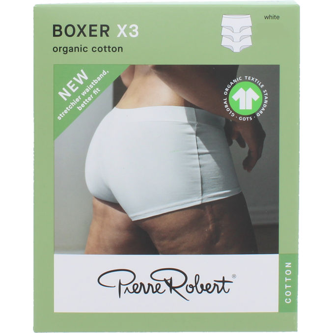 Pierre Robert Boxertrosor Stl. XXL Vit 3-pack