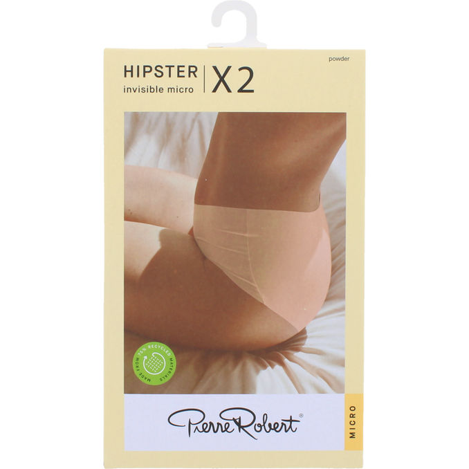 Pierre Robert Invisible Microfiber Hipster Pudderfarvet S