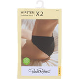 Pierre Robert Trosor Invisible Micro Hipster Stl. XL Svart 2-pack