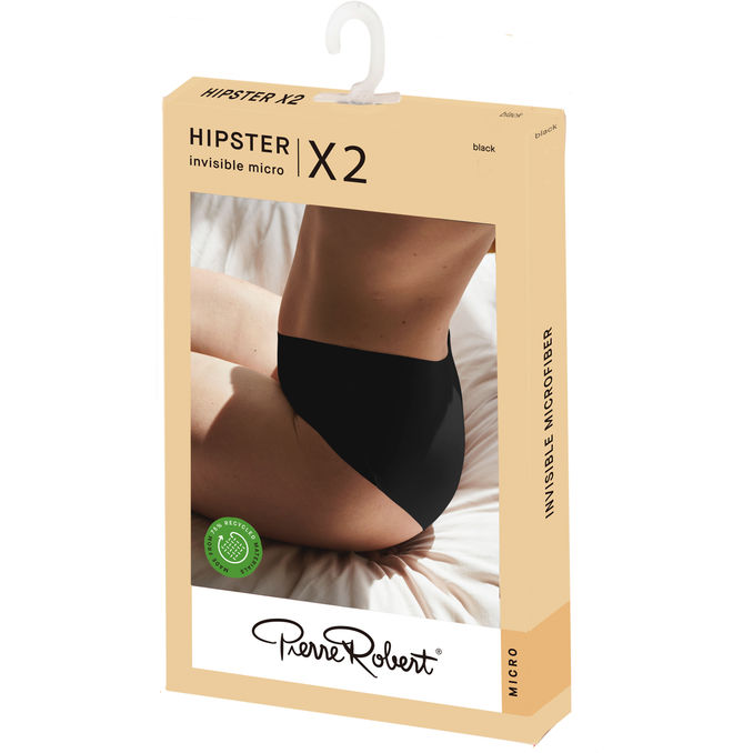 Pierre Robert Invisible Microfiber Hipster Sort S