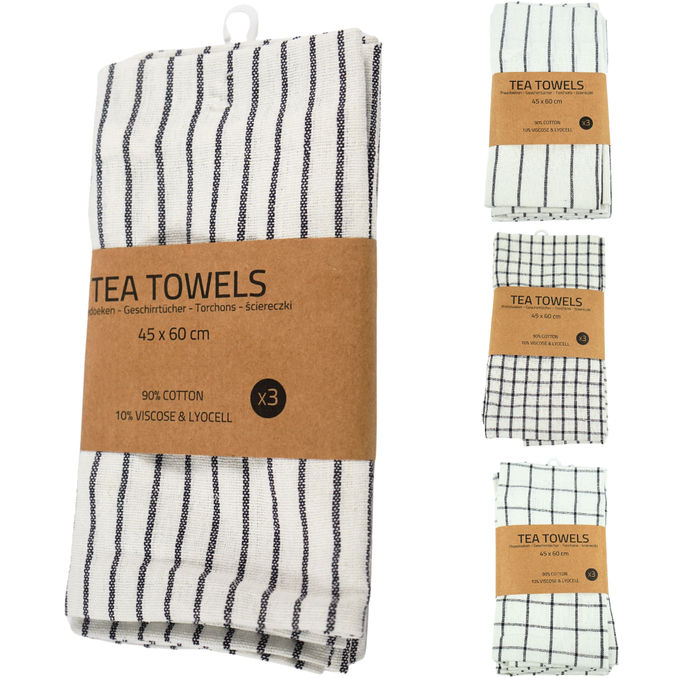 Meeckes Geschirrtücher, 3er-Set