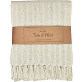 Take A Plaid Tagesdecke Creme