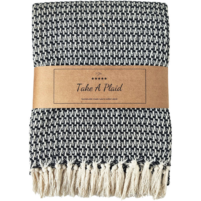 Take A Plaid Take a Plaid 35 recycelte Baumwolle Schwarz