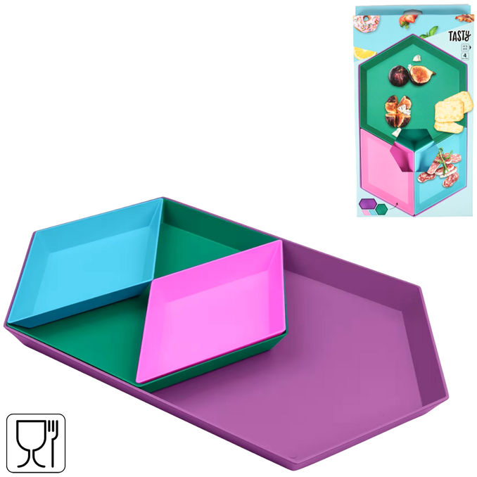 Meeckes Tapas-Schalen Urban Oasis, 4er-Set