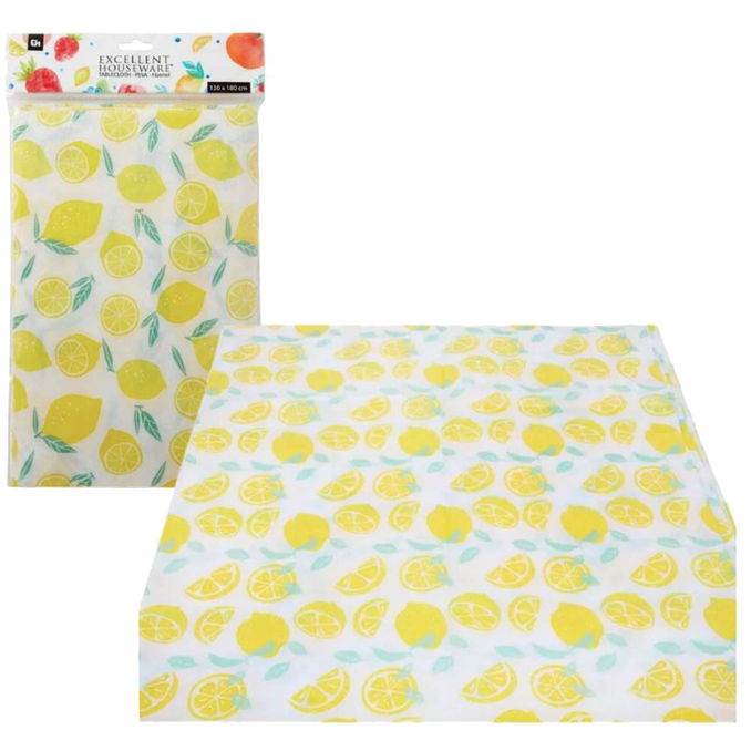 Excellent Houseware Lemon Tischtuch für draußen