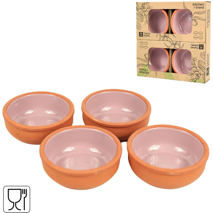 Kitchentrend Tapasschalen rosa, 4 Stück