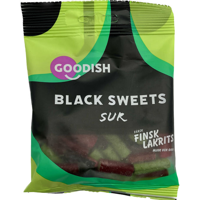 Goodish Black Sweets Sur 100g