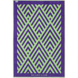 Bella Collins Beach Strandhandduk Illusions Ultra Violet & Nile Green
