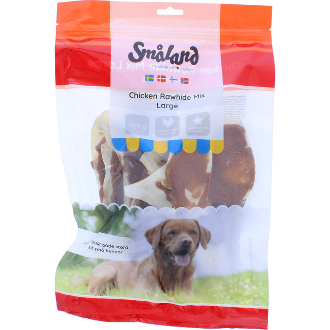 Småland Hundtugg Kyckling Rawhide Mix
