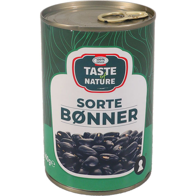 Taste Of Nature Svarta Bönor 400g