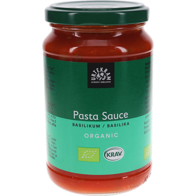 Urtekram Pastasås Basilika 350g