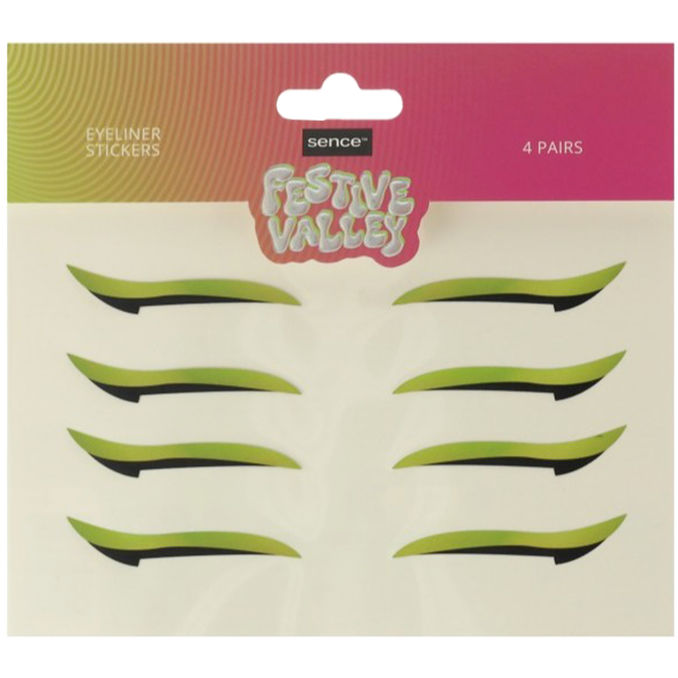 Sence Eyeliner Sticker Glitter Festive Valley Green