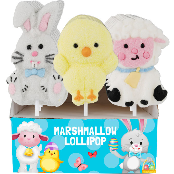 Bip Oster Marshmallow Lollipop, 18er Pack