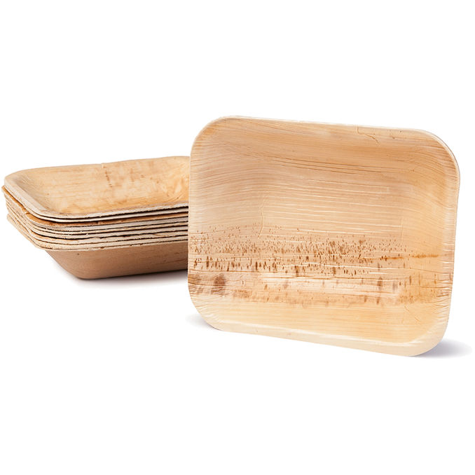 Biozoyg Palmblatt-Teller eckig