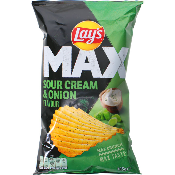 Lays Lay's Max Sourcream & Onion 185 g