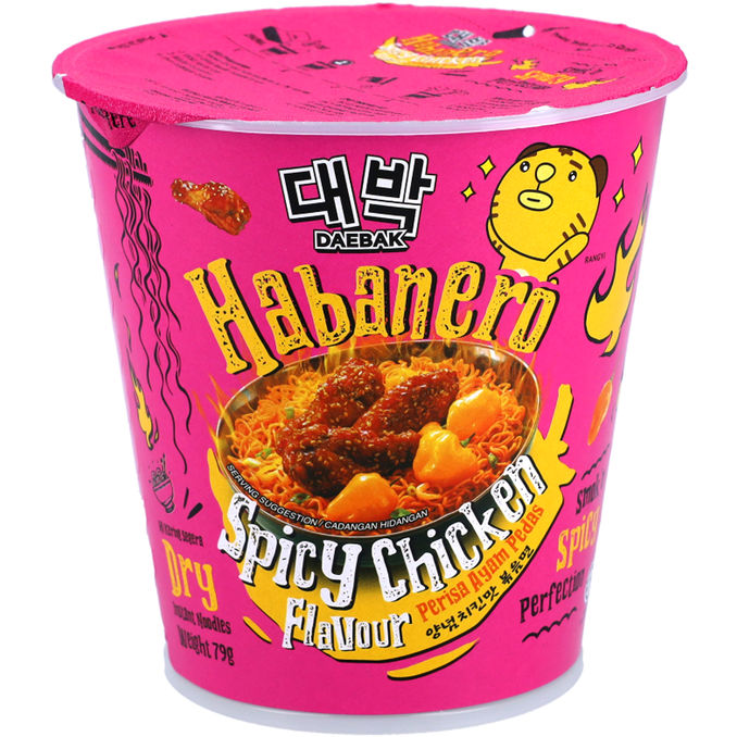 Daebak Instant Noodles Spicy Chicken