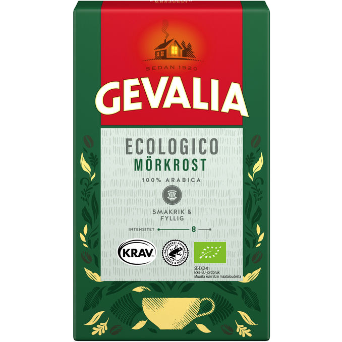 Gevalia Suodatinkahvi Tummapaahto Luomu