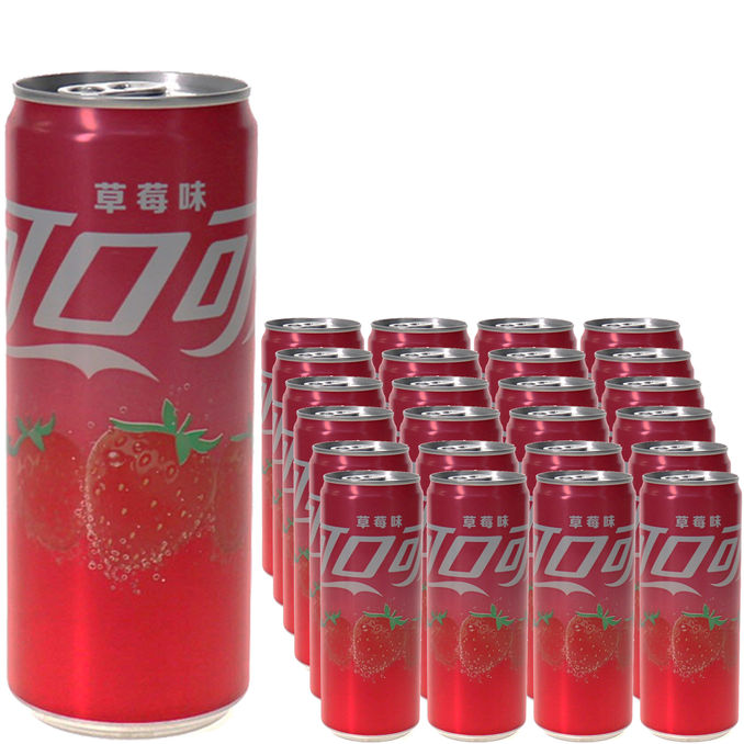 Coca-Cola Erdbeere, 24er Pack (EINWEG) zzgl. Pfand