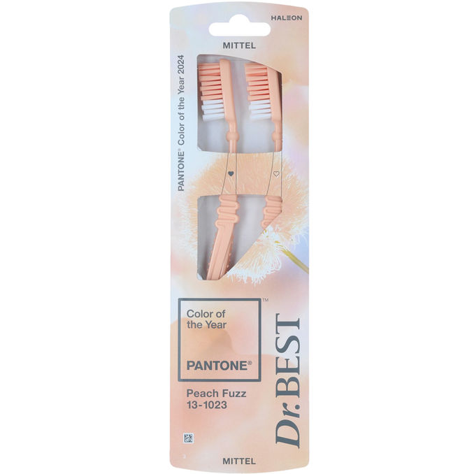 Dr. Best Zahnbürste Medium, 2er Pack