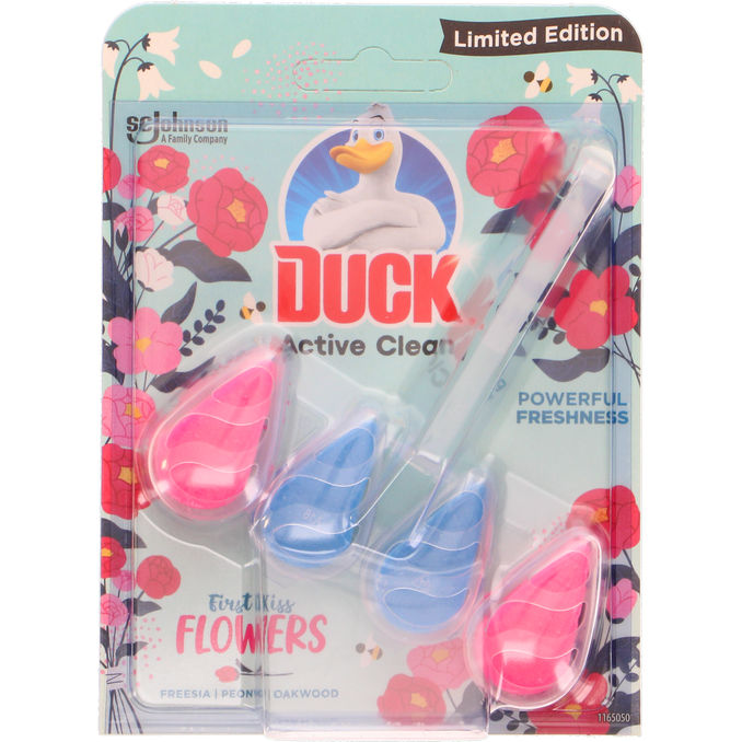 Toilet Duck WC-raikastin Active Clean First Kiss Flowers