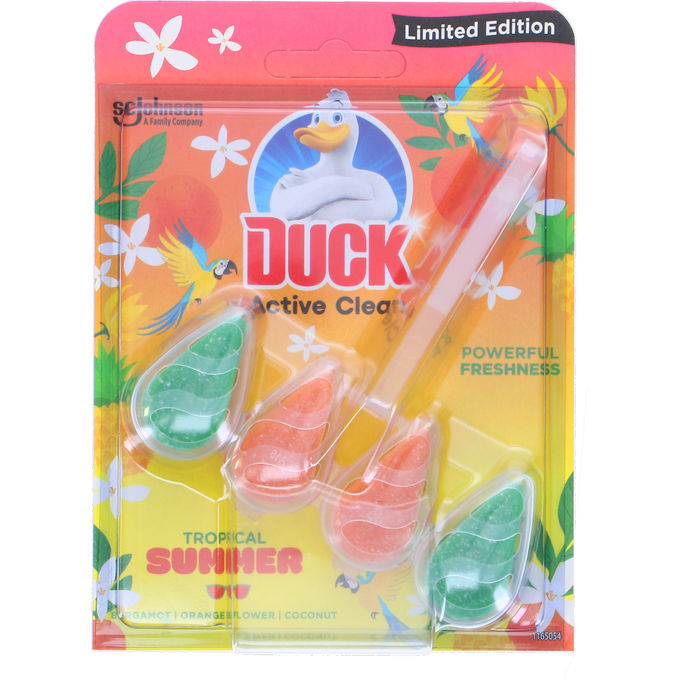 Toilet Duck WC-raikastin Active Clean Tropical Summer