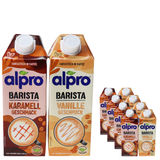 Alpro Barista Drinks Mix Vanille & Karamell, 8er Pack