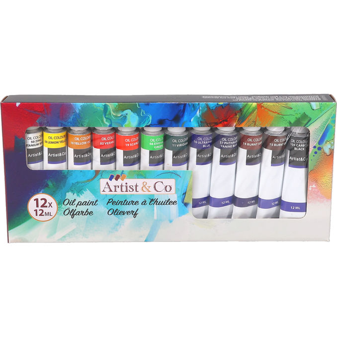 Artist&Co Oliemaling 12x12ml