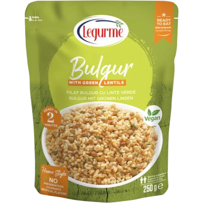 LEGURME Bulgur mit grünen Linsen