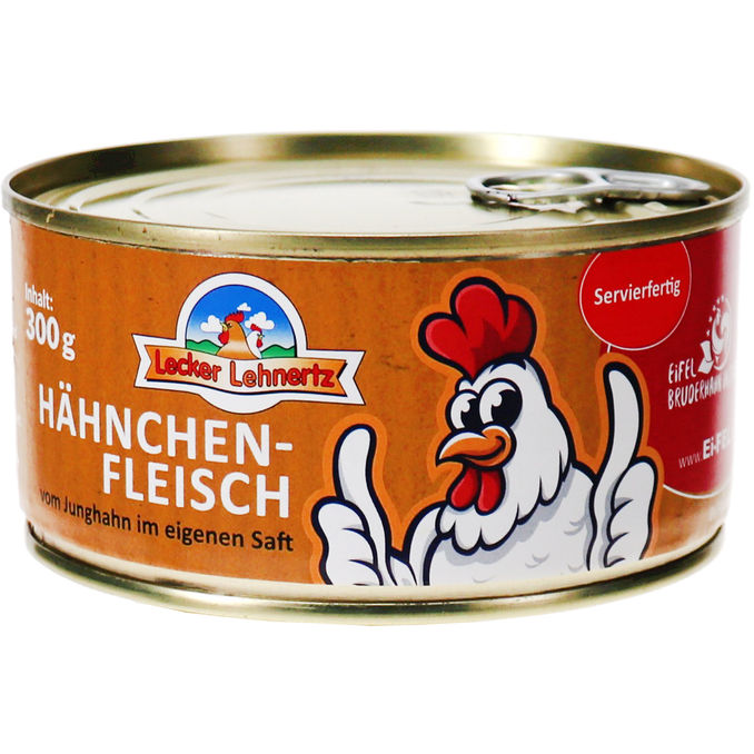 Lecker Lehnertz Hähnchenfleisch im eigenen Saft
