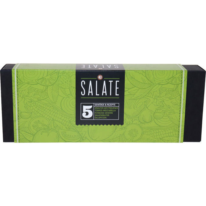 MEIN GENUSS Gewürzset Salat, 5er Pack