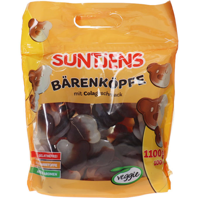 Suntjens Cola Bärenköpfe (1,1 kg)