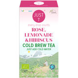 Just T BIO Cold Brew Tee Rose Lemonade & Hibiscus