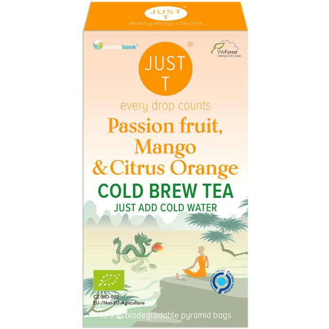 Just T BIO Tee Cold Brew Passionfruit, Mango & Orange