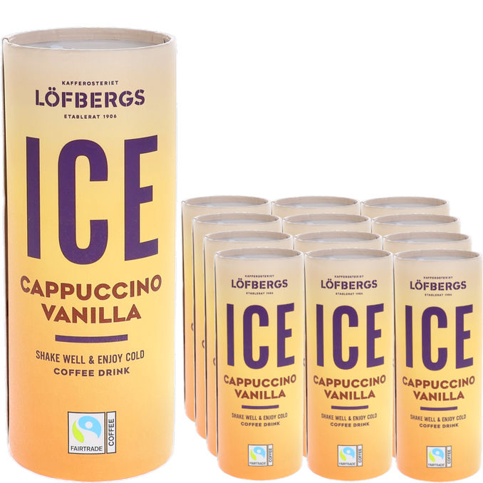 Löfbergs Lila Jääkahvi Cappuccino Vanilla 12-pack