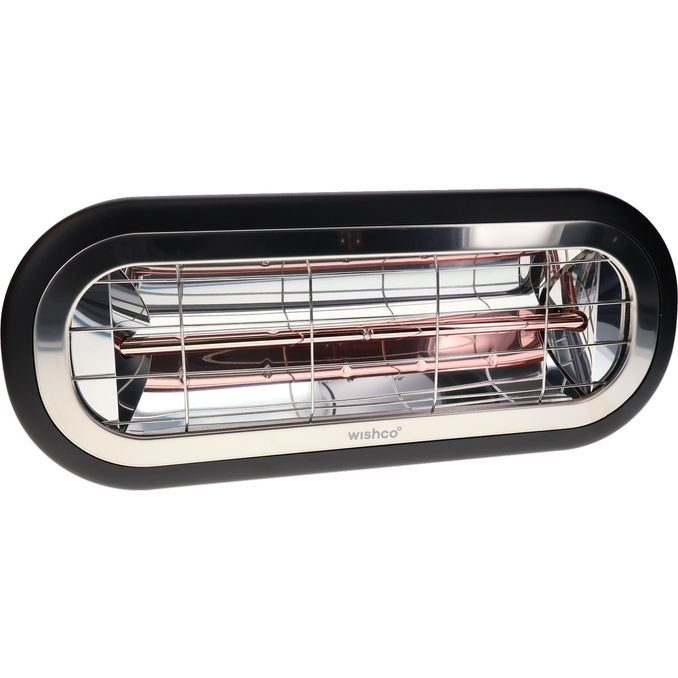 WISHCO Värmelampa Mini 1500 Svart