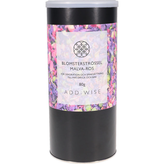 ADD:WISE Blomsterströssel Malva-Ros 80g