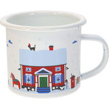 Citronelles Mugg Enamel Vinterhus