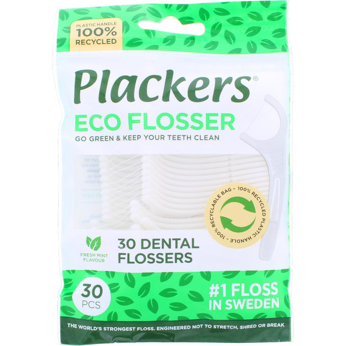 Plackers Tandtrådsbygel Eko 30-pack