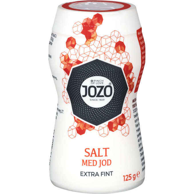 Jozo Fint Bordsalt m. Jod 125 g