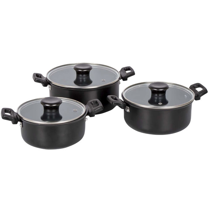 BO-CAMP Camp Kochgeschirr-Set, 3-teilig