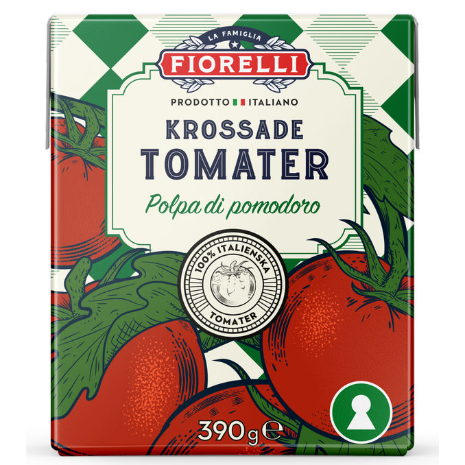 Fiorelli Hakkede Tomater 390 g